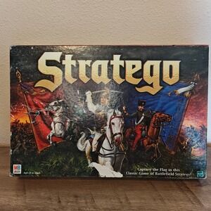 Milton Bradley Stratego Board Game Red Blue 1999 Strategy Game